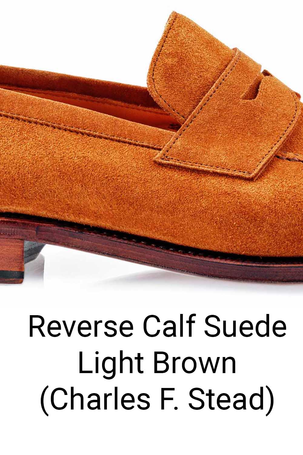 TLB Mallorca Artista reverse calf suede light brown Charles F Stead